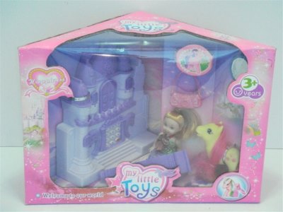 CASTLE TELEPHONE W/LIGHT & DOLL - HP1000026