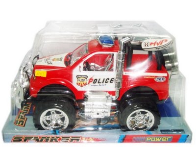 FRICTION POLICE CAR W/PLATING SEAT - HP1000154