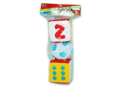 DICE THE BALL W/BELL(3PCS) - HP1000295