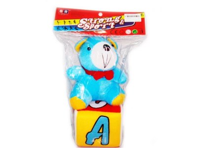 FABRICS DICE & BEAR W/BELL - HP1000327
