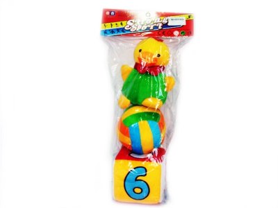 DICE THE BALL & DUCK W/BELL(3PCS) - HP1000341