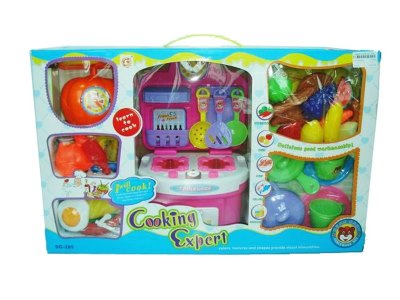 KITCHEN SET W/LIGHT & SOUND - HP1000453