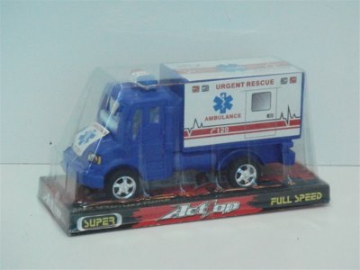 FRICTION POWER AMBULANCE CAR - HP1000813
