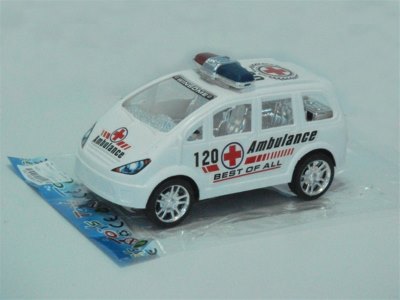 FRICTION POWER AMBULANCE CAR - HP1000815