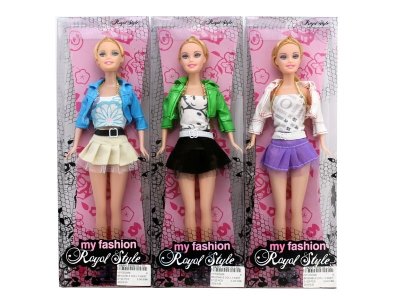 BENDABLE DOLL 3 ASST. - HP1000866