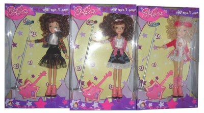 BENDABLE DOLL 3 ASST. - HP1000872