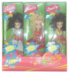 BENDABLE DOLL 3 ASST. - HP1000873