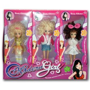 BENDABLE DOLL 3 ASST. - HP1000875