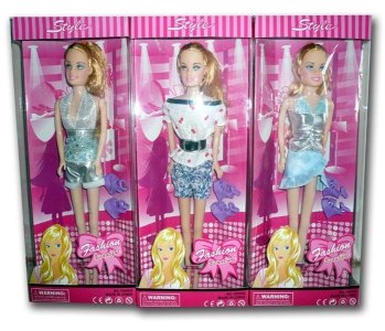 BENDABLE DOLL 3 ASST. - HP1000880