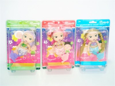 SWEET MERMAID W/HANGING LINE (3 COLOR) - HP1000987