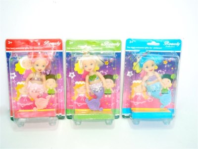 SWEET MERMAID W/HANGING LINE (3 COLOR) - HP1000988