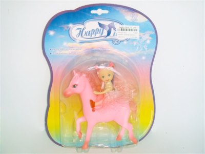 HAPPY HORSE W/DOLL - HP1001002