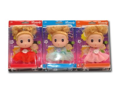 MINI DOLL W/HANGING LINE 3 ASST. - HP1001004