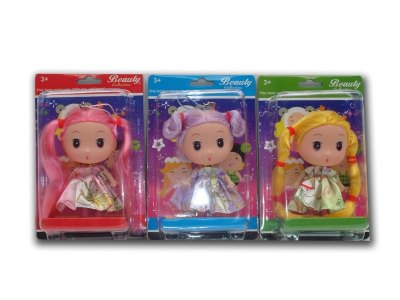 MINI DOLL W/HANGING LINE 3 ASST. - HP1001005