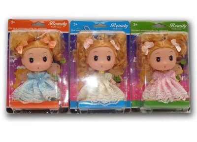 MINI DOLL W/HANGING LINE 3 ASST. - HP1001006