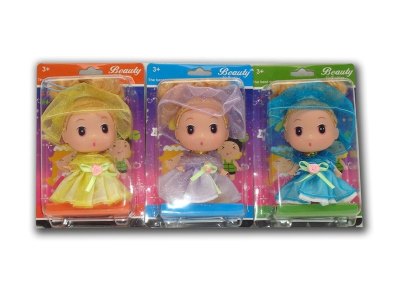 MINI DOLL W/HANGING LINE 3 ASST. - HP1001007