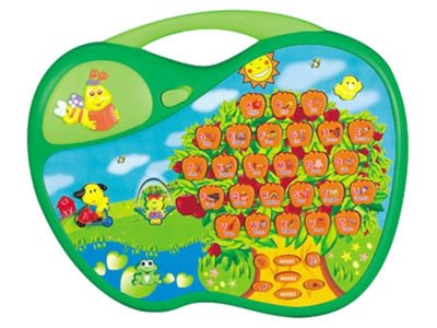 B/O APPLE ALPHABET LEARNING GAME W/MUSIC & LIGHT - HP1001104