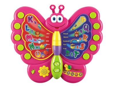B/O BUTTERFLY LEARNING GAME W/MUSIC & LIGHT - HP1001105