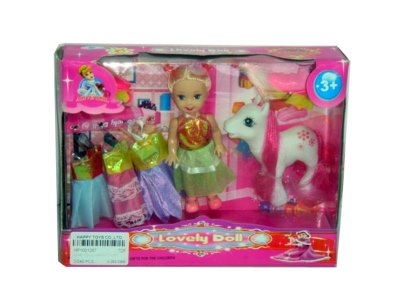 LOVELY DOLL W/PONY 2 ASST. - HP1001287