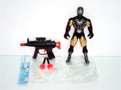 SPIPDER MAN W/LIGHT & SOFT SHOOTING GUN - HP1001564