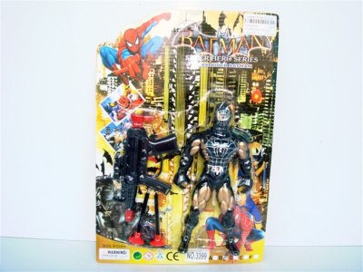 SPIPDER MAN W/LIGHT & SOFT SHOOTING GUN - HP1001595