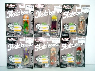 FINGER SKATE BOARD 6ASST. - HP1001630