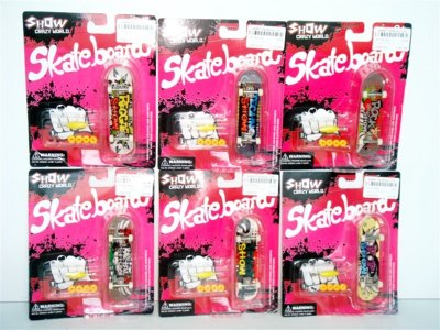 FINGER SKATE BOARD 6ASST. - HP1001633