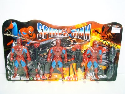 SPIDERMAN SET W/LIGHT & SOFT SHOOTING GUN - HP1001634