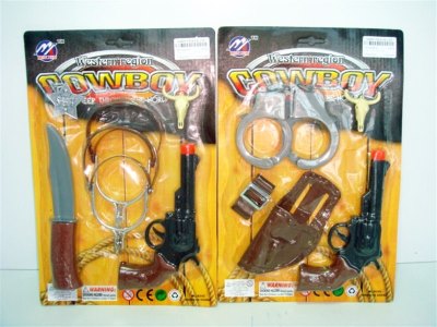 COWBOY GUN PLAY SET 2 ASST.(5PCS) - HP1002616