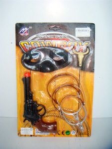 COWBOY GUN PLAY SET 2 ASST.(4PCS) - HP1002617