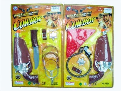COWBOY GUN PLAY SET 2 ASST.(5PCS) - HP1002618