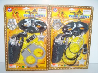 COWBOY GUN PLAY SET 2 ASST.(6PCS) - HP1002619
