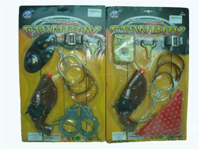 COWBOY GUN PLAY SET 2 ASST.(6PCS) - HP1002621