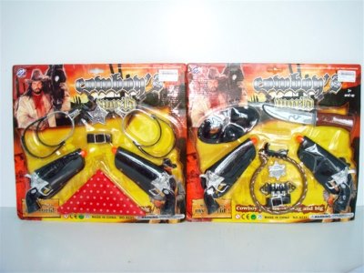 COWBOY GUN PLAY SET 2 ASST.(8PCS) - HP1002622