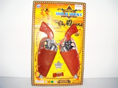 COWBOY DOUBLE GUN PLAY SET - HP1002628