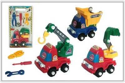 ASSEMBLE FREE WAY CONSTRUCTION CAR W/TOOL SET - HP1002629