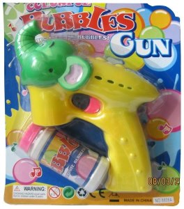 B/O ELEPHANT SHAPE BUBBLE GUN W/LIGHT & MUSIC - HP1002848