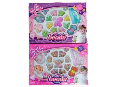 2ASST CRAFT BEADS W/BEAUTY SET - HP1002909