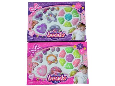 2ASST CRAFT BEADS W/BEAUTY SET - HP1002911