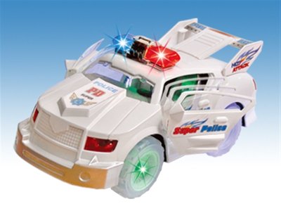 B/O POLICE CAR W/LIGHT & MUSIC WHITE/BLUE - HP1002958