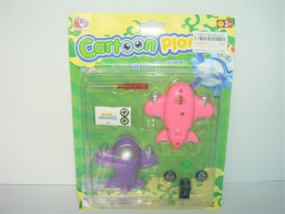 ASSEMBLE PULL BACK CARTOON PLANE 3 ASST.(3COLOR) - HP1003117