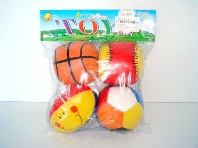 7.5CM SPONGE BALL (4PCS) - HP1003207
