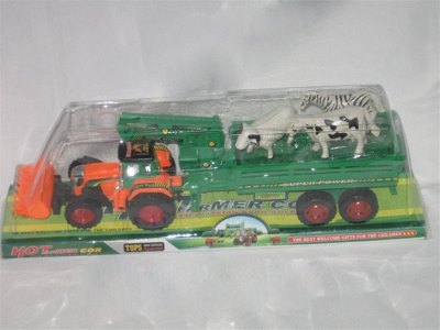 FRICTION TRACTOR W/ANIMAL - HP1003229