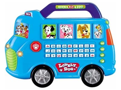 B/O PUPPY SCHOOL ALPHABET BUS LEARNING GAME W/LIGHT & MUSIC - HP1003519