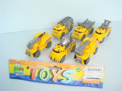 PULL BACK CONSTRUCTION CAR (6PCS) - HP1004197