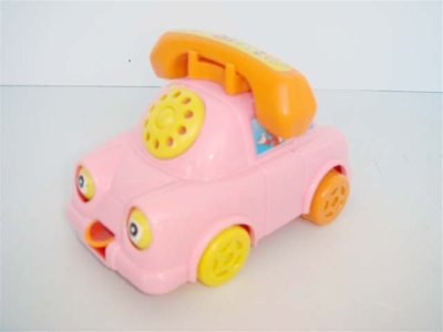 PULL LINE PHNOE CAR W/MOVING EYE & BELL (2COLOR) - HP1004228