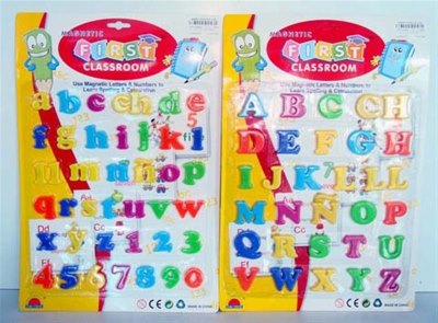 26 PCS MAGNETIC LETTER 3ASST.(SPANISH) - HP1004850