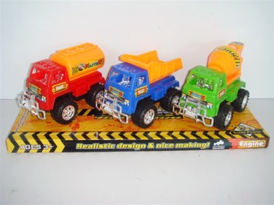 PULL BACK CONSTRUCTION CAR 3/COLOR RED BLUE GREEN - HP1005385