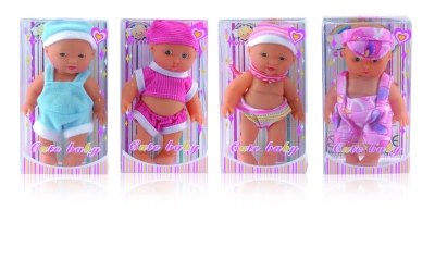 VINYL DOLL 4 CLOTHES 2ASST.  - HP1005477
