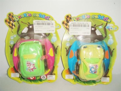 PULL BACK CARTOON CAR 4ASST. 3COLOR - HP1005537